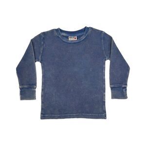 Mish Mish Boys Thermal Enzyme T-Shirt, Blue